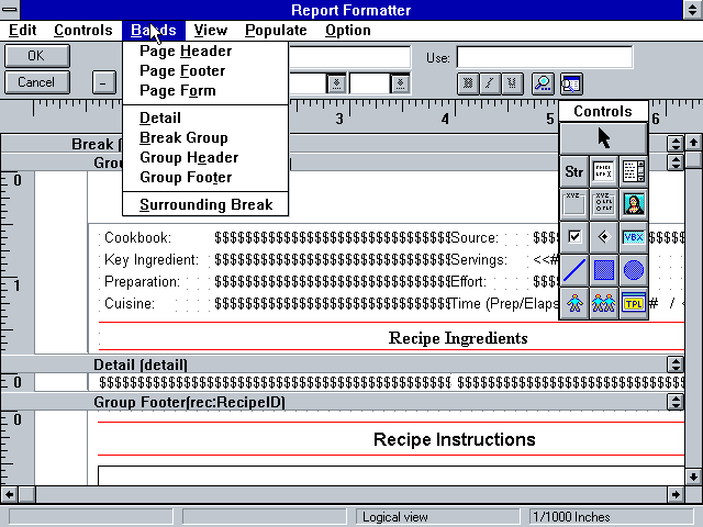 Clarion for Windows 1.0 - Reports